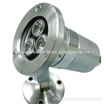 LED Underwater Light, 3W, 82*120mm, CE&RoHS, 2 years warranty